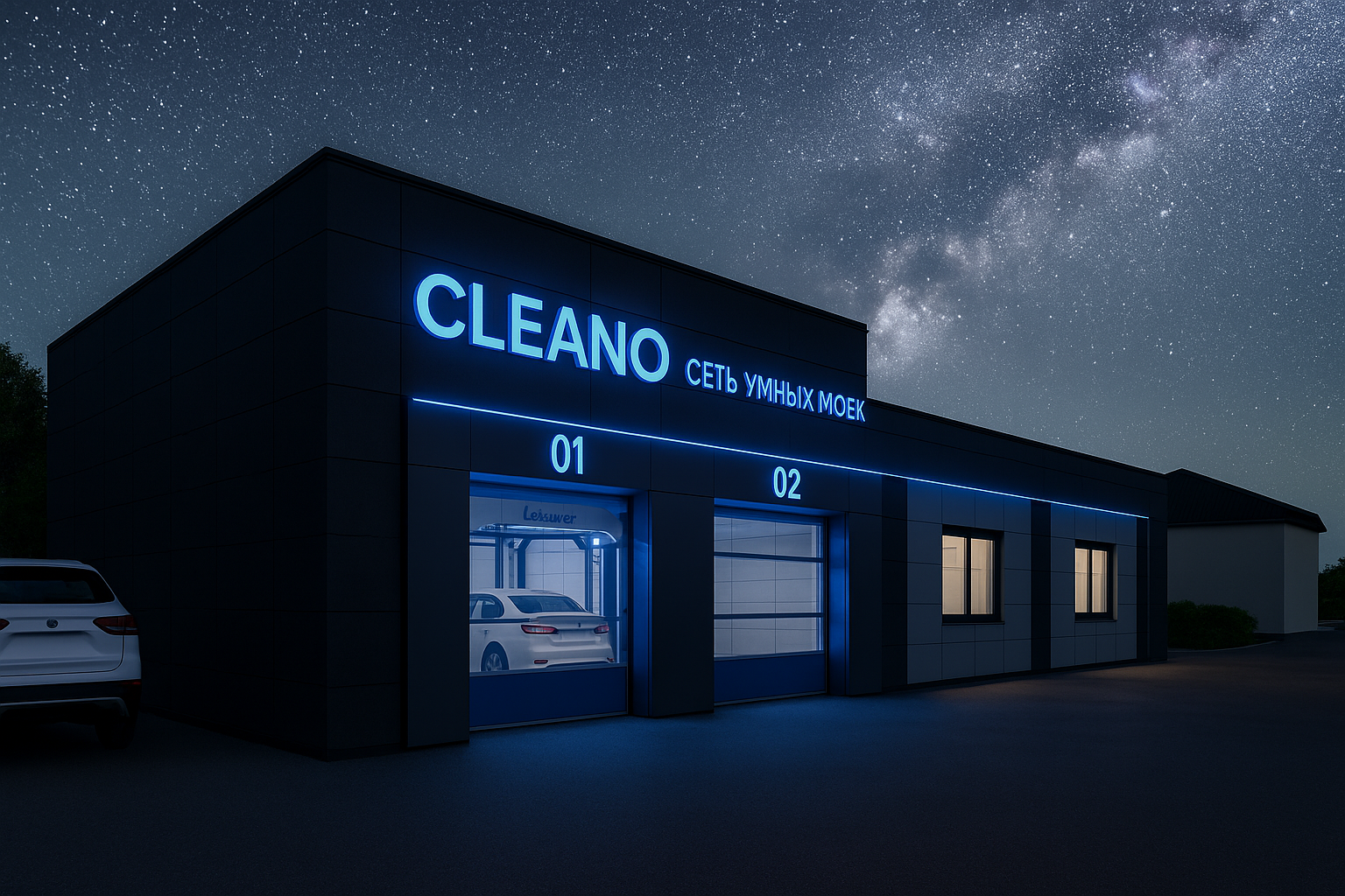 ОсОО “Cleano”. Сеть автомоек с подписочной системой. Наша цель для начало добиться 1500 клиентов в месяц, при таких условиях , доходность компании будет 23000$ в месяц. Конечная цель это 50000клиентов в месяц. Подписка будет стоить клиентам 2000сом/мес. Количество моек неограниченно
